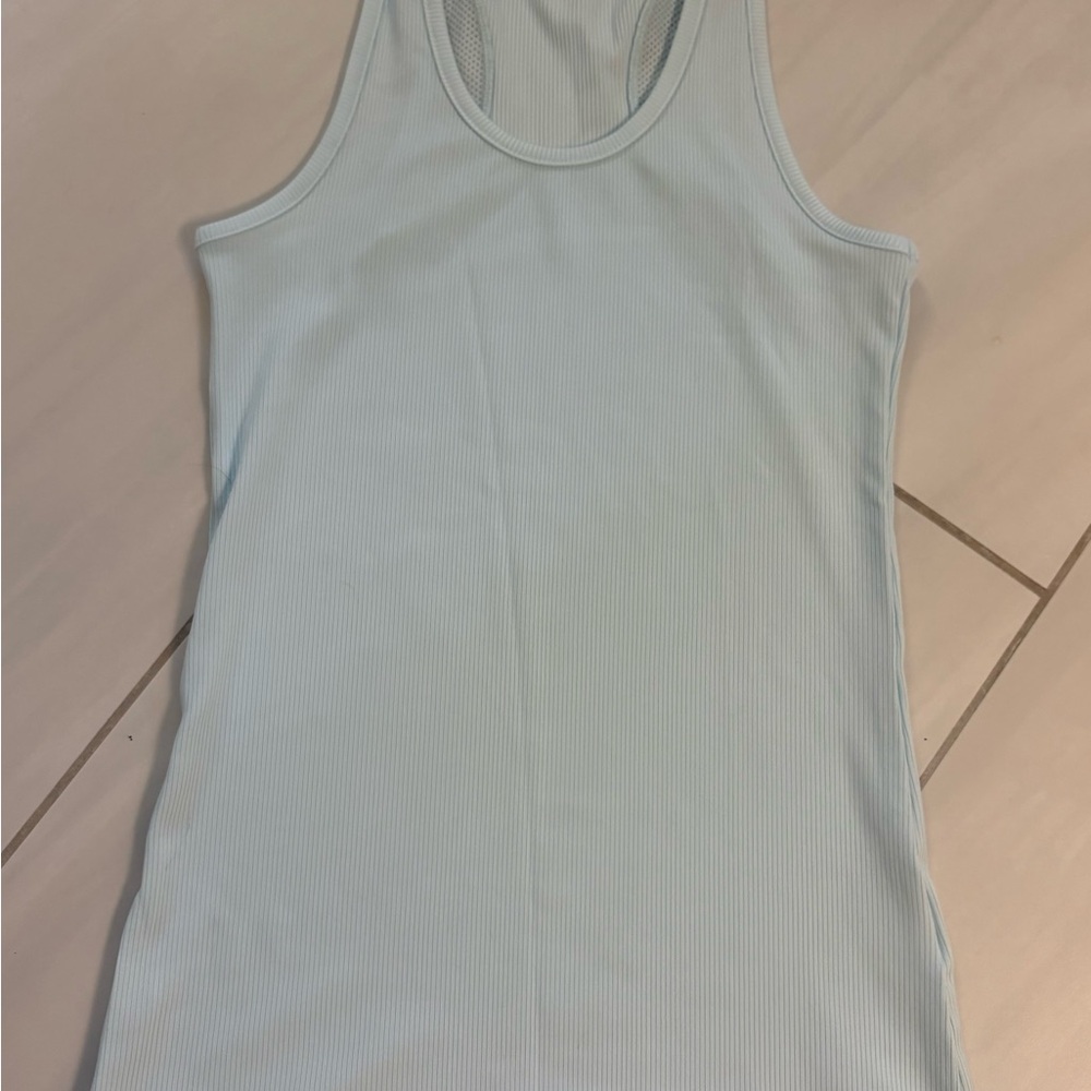 Under Armour Heat Gear Sky Blue Tank Top - Picture 5 of 5